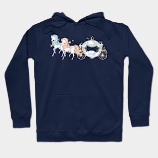 Fairytale Coach With Horses Hoodie